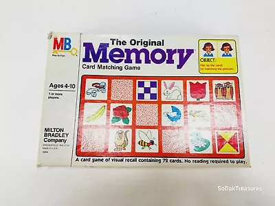 Vintage 1980 Original Memory Game 99% Complete • $22.22