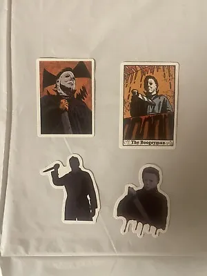 Horror Movie Sticker Pack Michael Myers Halloween Vinyl 4pc Decals • $3