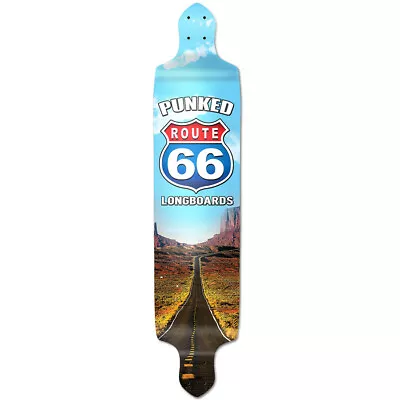 Yocaher Drop Down Longboard Deck - Route 66 Series - The Run (DECK ONLY) • $59.99