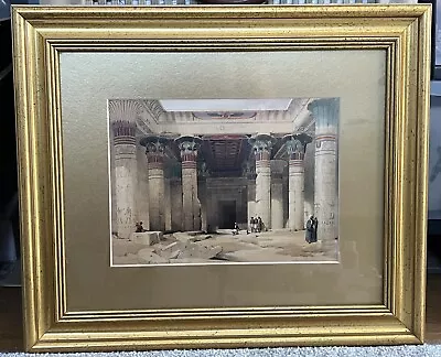 “ Temple Of Philae “ David Roberts R.A. Framed Print Nubia / Egypt By Past Times • £39.99