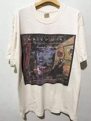 90s Indigo Girls Shirt Reprinted T-shirt Brand New White Shirt S-4XL TE6175 • $23.99