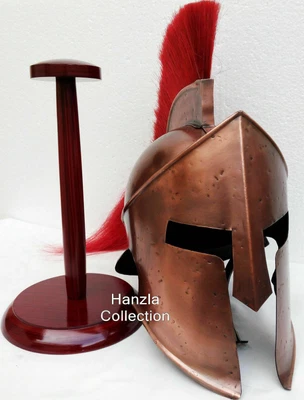 £64.99 • Buy King 300 Movie Leonidas Spartan Helmet Greek Warrior Costume Helmet Medieval 18g
