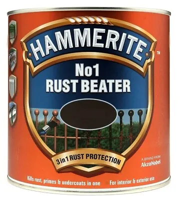 Hammerite - NO. 1 Rust Beater Metal Paint - All Colours - All Sizes • £10.26