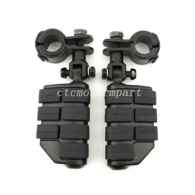 $74.79 • Buy 1  To 1-1/4  Engine Guard Highway Foot Pegs For Yamaha V Star 650 950 1100 1300