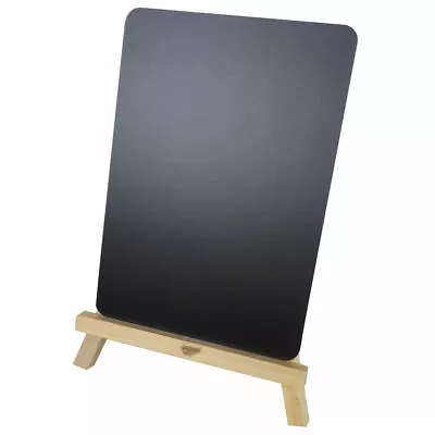 BarBits Mini Blackboard & Tripod - A5 Wooden Display Easel Menu Board Bar Cafe • £6.95