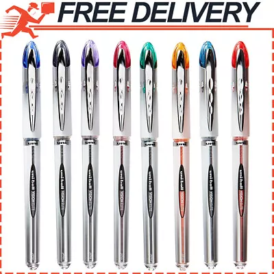 8pk Uni-Ball Vision Elite Rollerball Pen Assorted Color Waterproof Airplane Safe • $26.86