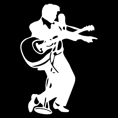 Elvis Presley The King Guitar Art Car Truck Window Laptop Vinyl Decal Sticker. • $2.99