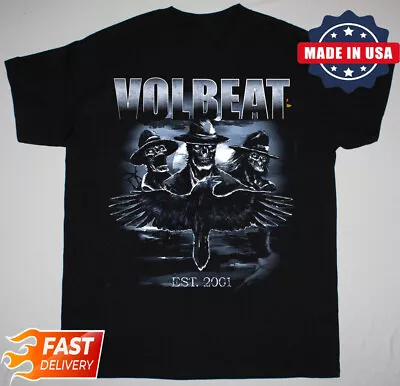 NEW Volbeat Band 200 Gift For Fan Black Size S-5XL Unisex Shirt VC283 • $7.98