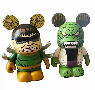 DISNEY Vinylmation Figure Marvel Doctor Octopus Doc Ock & Lizard Lot Spider-Man • $9