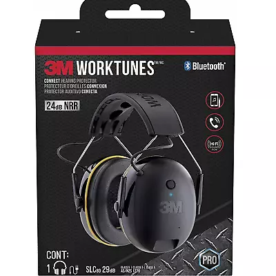 $109.99 • Buy NEW 3M Worktunes Call Connect Wireless Protector Earmuff Headphones Bluetooth