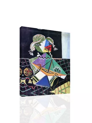 Maya With A Boat Picasso  -  CANVAS Or PRINT WALL ART • $159