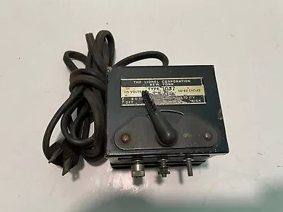 Lionel Trains Post War O Scale Controller Train Transformer Type 1037 40 Watt • $9.99