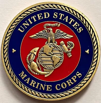 United States Marine Corps Master Sergeant Challenge Coin • $19