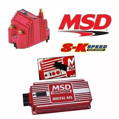 MSD 9956 Ignition Kit - 6425 Digital 6AL Ignition Box & 8207 Blaster SS Coil • $454.95