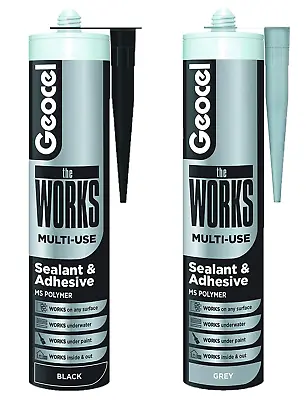 £10.99 • Buy Geocel Roofers Mate Seal Roof & Gutter Sealant Grey Or Black Wet Or Dry Roofing