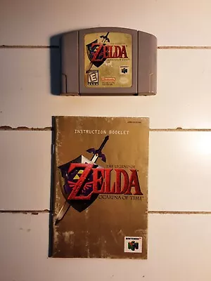 Legend Of Zelda: Ocarina Of Time N64 With Booklet • $49.99