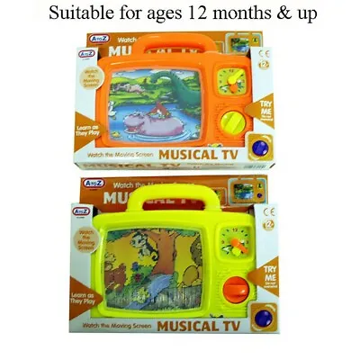 Baby Toddler Wind Up Musical TV Activity Toy 12 Months + Brand New • £10.73