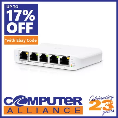 5-Port USW-Flex-Mini Ubiquiti Unifi USW Flex Mini Managed Layer 2 Gigabit Switch • $75