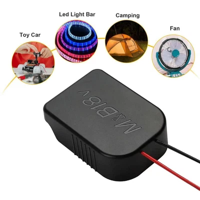 $10.99 • Buy Battery Adapter Mount Connector 14AWG Power Wheels Adapter For Makita 18V/14.4V