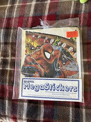 Marvel Mega Stickers Spiderman 4 Pcs 1990 Todd McFarlane VHTF Rare 1 OF 2  • $29.99