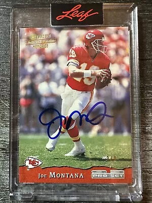 2023 Leaf Proset Joe Montana Auto #3/9 Buyback Auto 49ers • $69.99