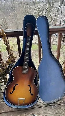 $600 • Buy Silvertone H613  Grand Auditorium Archtop Guitar 50's 60's Made In USA