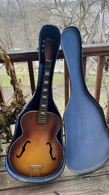 $600 • Buy Silvertone H613  Grand Auditorium Archtop Guitar 50's 60's Made In USA