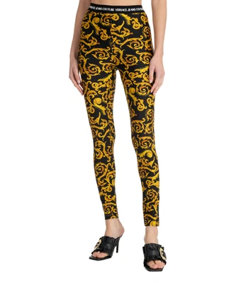 £162.23 • Buy Versace Womens Sketch Couture Leggings Jeans E74HAC101-EJS176_EG89 Black