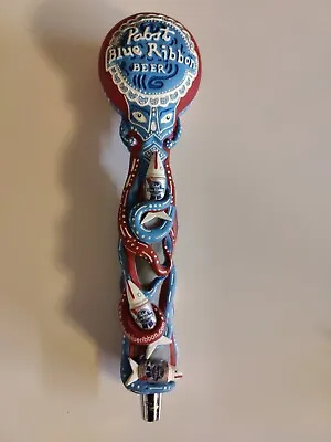 Pabst Blue Ribbon Art Series Oktopasbts Draft Beer Tap New In Box • $250