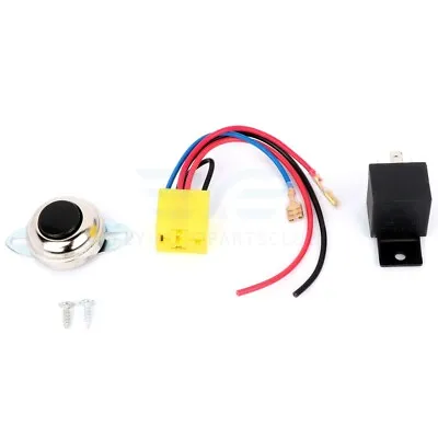 Air Horn Wiring Kit With Horn Button Switch For Motorcycle Boat Car Horn • $11.04