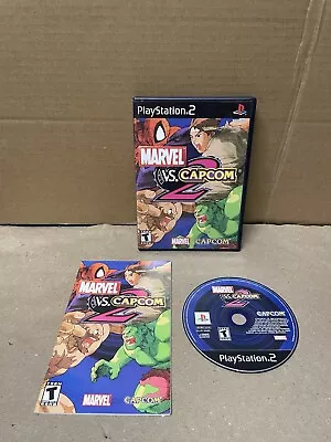 Marvel Vs Capcom 2 Sony PlayStation 2 PS2 2002 Complete CIB Tested Works • $249.99