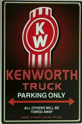 KENWORTH TRUCKS Rustic Look Vintage Tin Metal Sign Man Cave Shed-Garage And Bar • $12.99