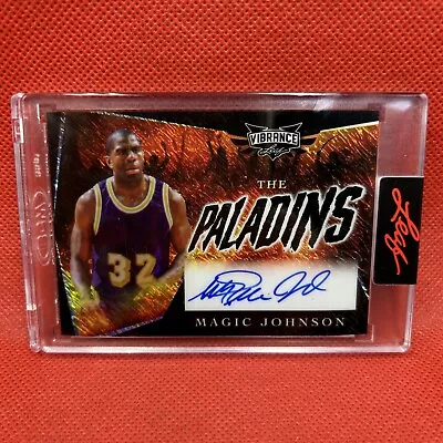 Magic Johnson 2022 Leaf Vibrance Pre Production Proof Auto 1/1 • $69.95