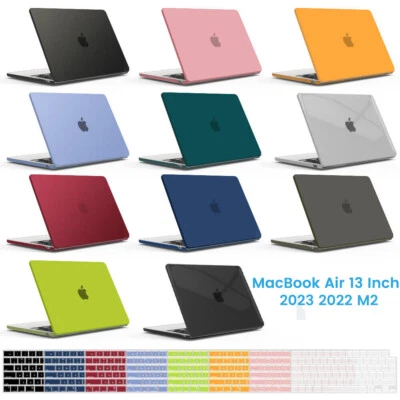 Matte Frosted M2 MacBook Air 13 Inch Case 2022 2023 Shell Keyboard Cover A2681 • $13.95