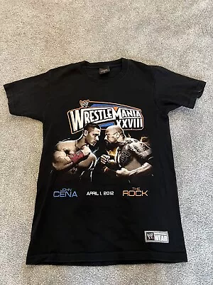 £14.95 • Buy WWE Wrestlemania John Cena Vs The Rock 2012 T-shirt Size Small S
