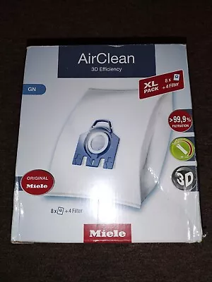 Miele AirClean XL Pack 3D GN Vacuum Cleaner Bags Pack Of 8 • $40