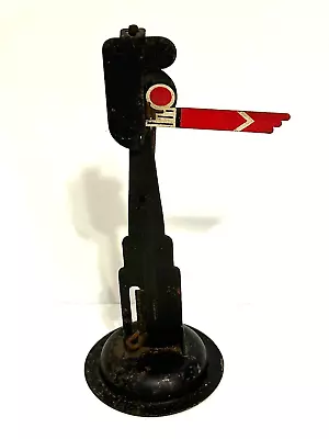 Vintage Marx Pre War Black Manual Semaphore  - Original Paint • $14.98