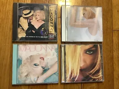 Vintage Lot Of 5 Madonna CDs Dick Tracy Bedtime Stories Hits #2 Something To • $8