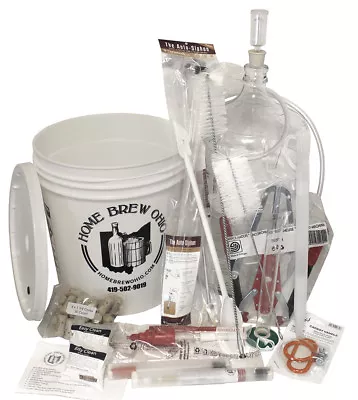 Ultimate Starter Winemaking Equipment Kit W/ Glass Carboy • $199.48