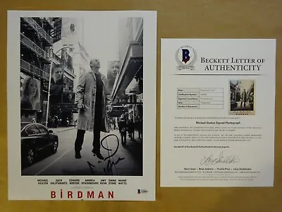 Autographed Michael Keaton Signed 11 X14  Photo Birdman Beckett COA LOA • $700