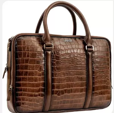 Stephen 16  Genuine Leather Laptop/Macbook Bag With Shoulder Strap • $119