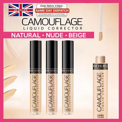 Ultra Natural Long-Lasting Camouflage Liquid Coverage Concealer Corrector Makeup • £3.50