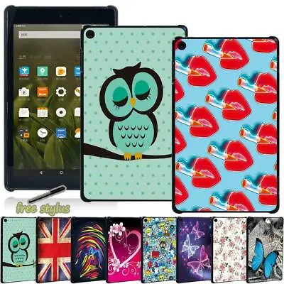 £3.99 • Buy Printing Slim Tablet  Protective Shell Cover Case For Amazon Fire 7/ HD 8/ HD 10