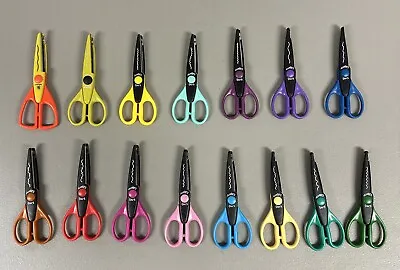 Lot 15 Kraft ￼Edgers Decorative Edge Scissors ￼for Scrapbooking. • $24.98