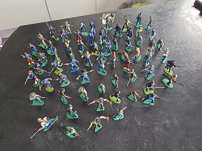 £10 • Buy American Civil War Era Plastic Figures Confederate & Union & Cowboys 65+