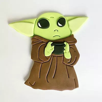 Edible FondantStar Wars - Yoda Cake Topper Large Fondant Sugar Paste Decorations • £12