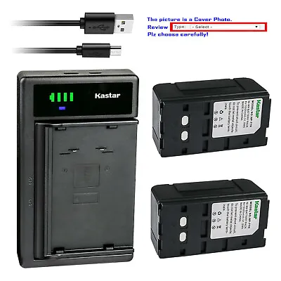 Kastar Smart USB Charger Battery For Sony GV-5K GV-8 GV-9 GV-9E GV-U5 MVC-2000 • $88.99