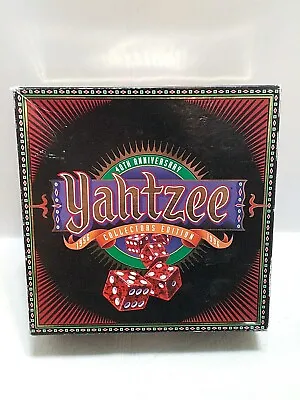 Yahtzee 40th Anniversary Collectors Edition Dice Game COMPLETE! EUC No Pencils • $15