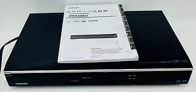 Toshiba DR430KU DVD Video Recorder Player HDMI 1080p Upscaling NO REMOTE • $79.99