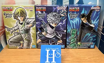 Hunter X Hunter Figure Set Of 3 Killua Kurapika Leorio VIBRATION STARS NEW Japan • $147.80